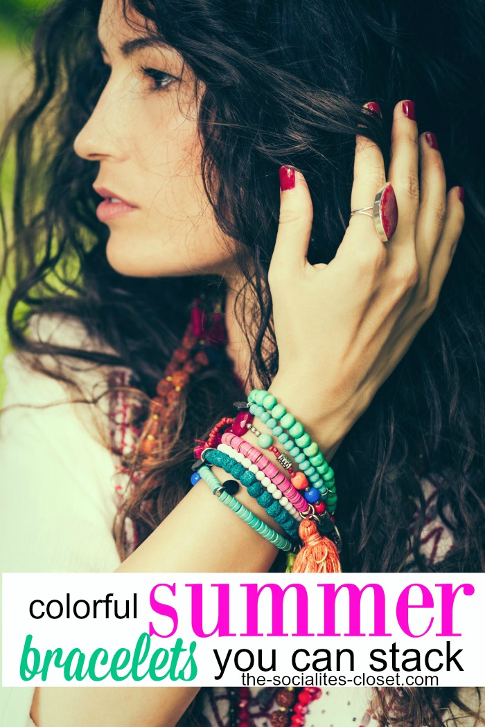 these colorful summer bracelets02you can stack are just