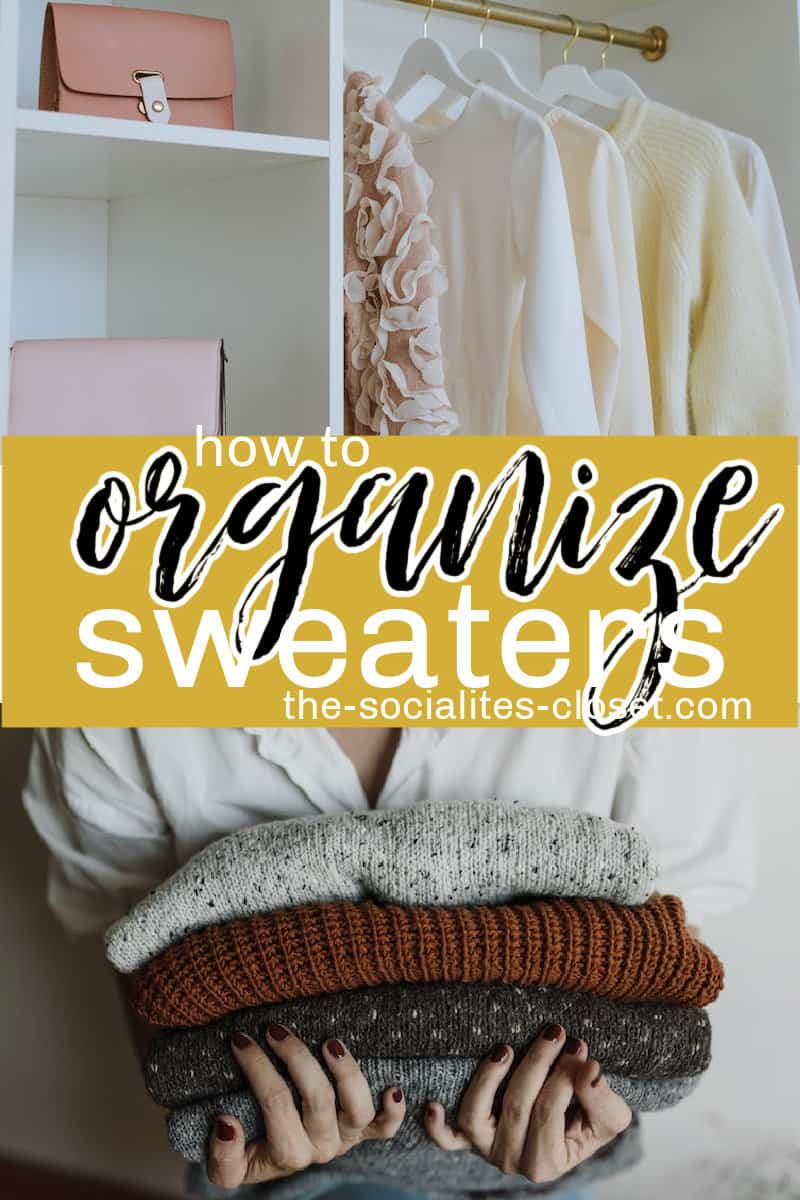 Are you wondering how to organize sweaters? Check out simple sweater storage ideas so you can fit all your sweaters neatly.