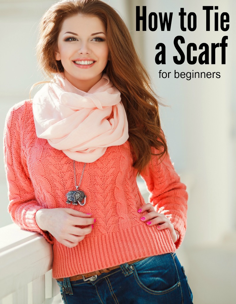 How to tie a scarf for beginners