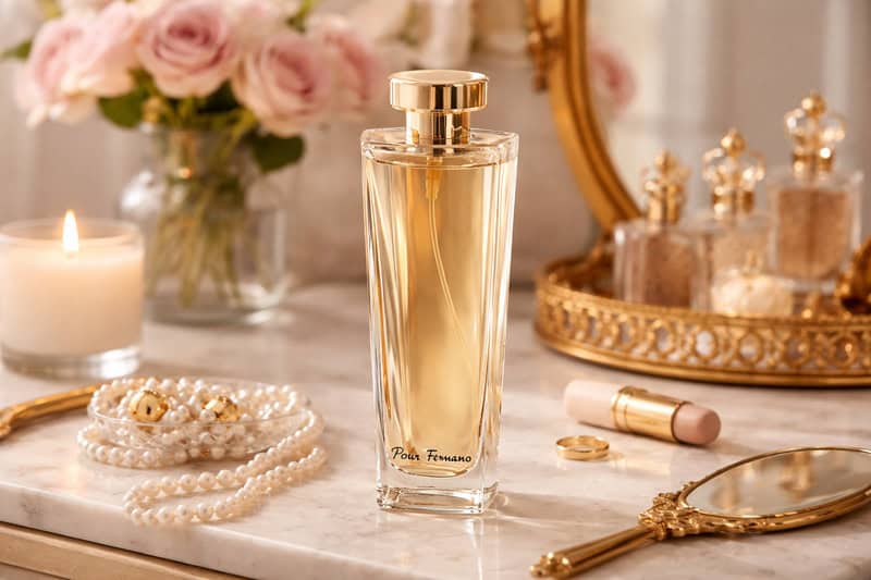 Explore Salvatore Ferragamo Pour Femme, a timeless fragrance with fresh citrus, soft florals, and warm woody notes. Elegant, versatile, and perfect for everyday wear.
