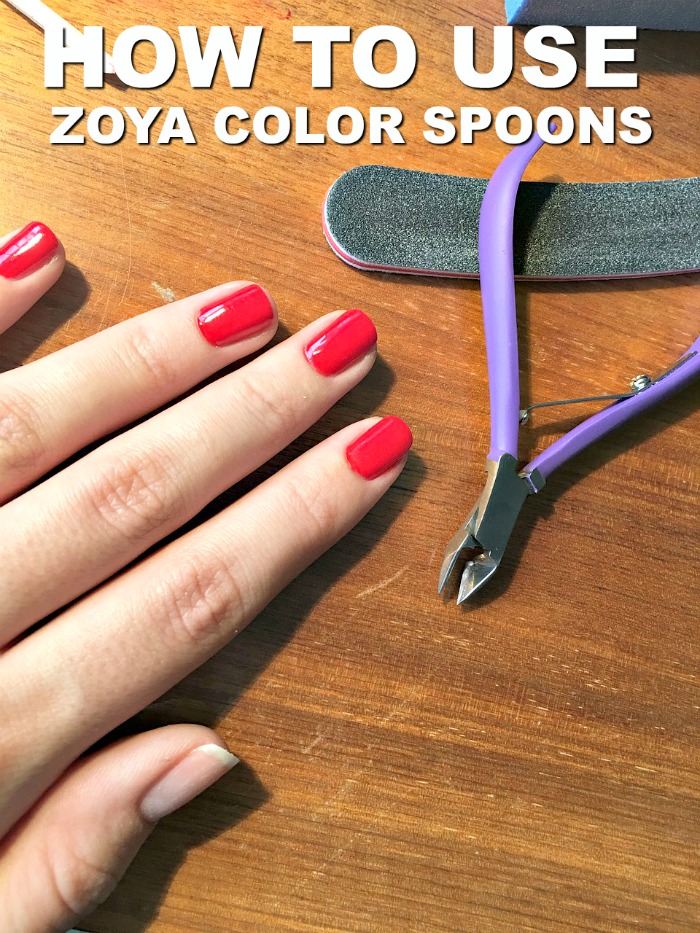 How to Use Zoya Color Spoons to Check Colors