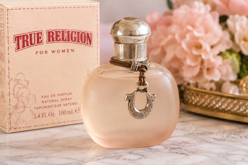 True Religion Blush Perfume - AI-generated illustrative image