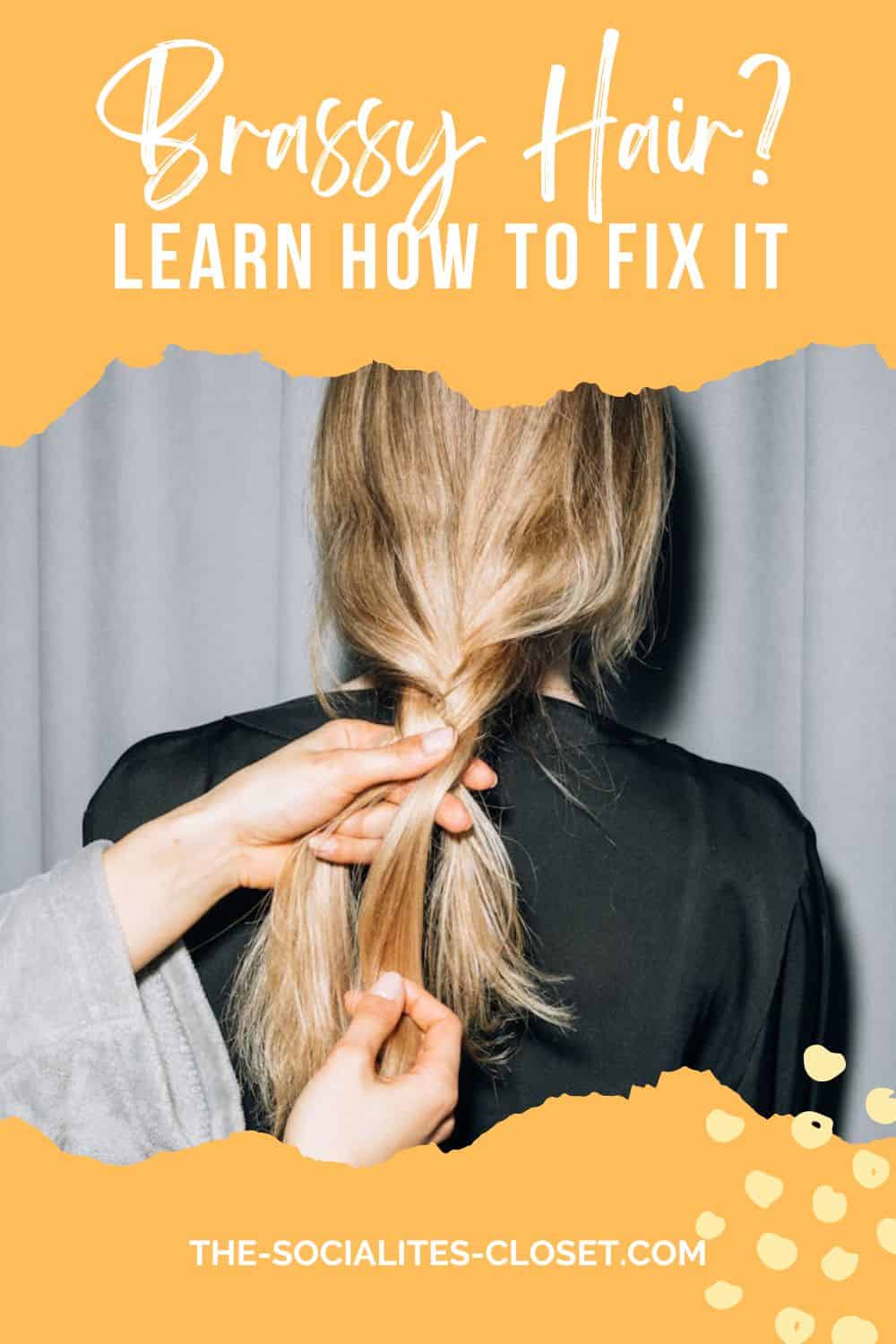 Have you ever wondered how to get rid of brassy hair? Learn what cancels out brassy yellow hair to correct this problem.
