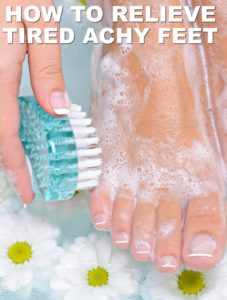 How to Relieve Tired Achy Feet at Home | The Socialite's Closet