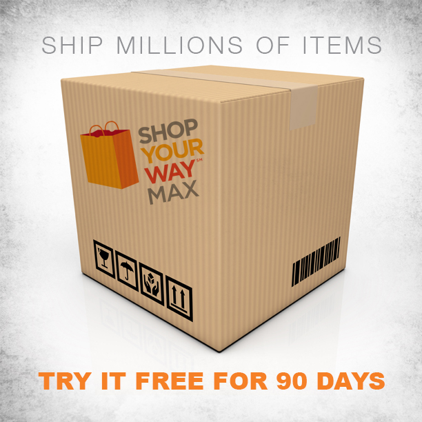 Shop Your Way Max FREE 2-day shipping
