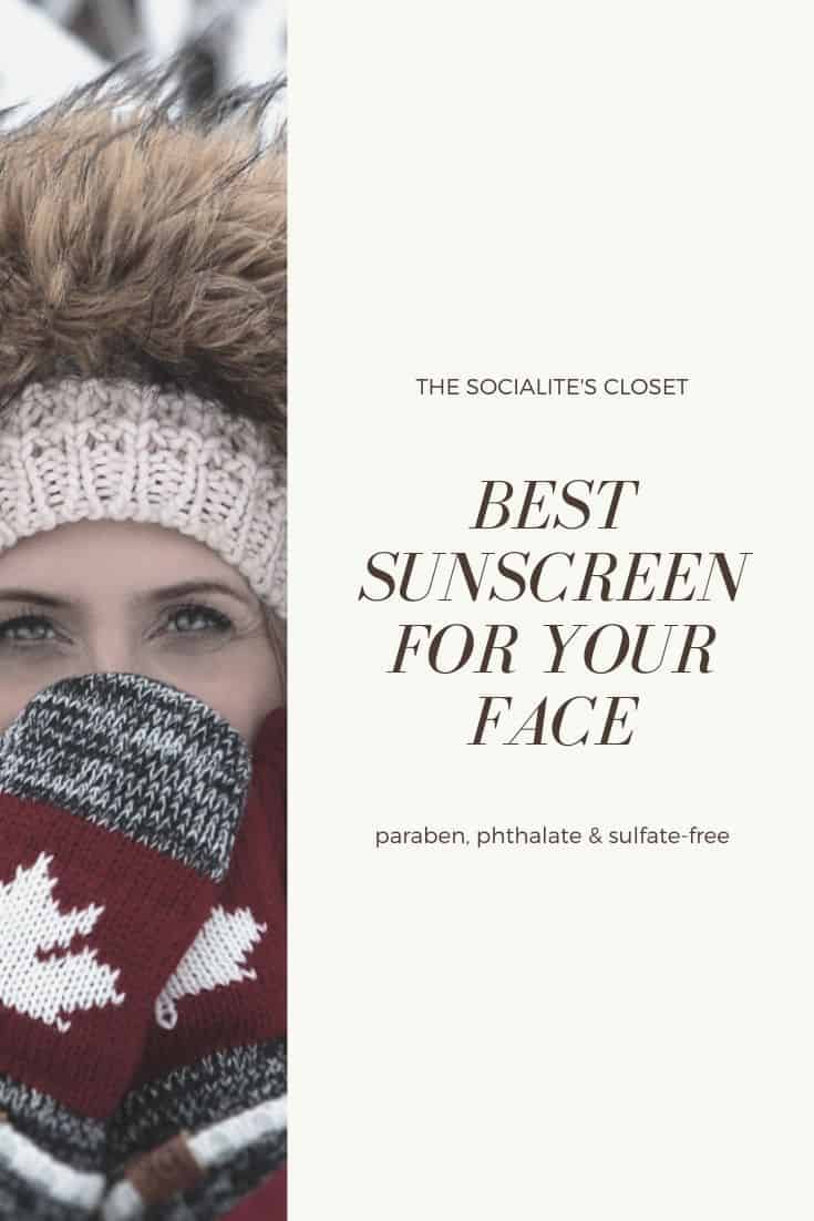 Best Sunscreen for your Face That's Free of Additives