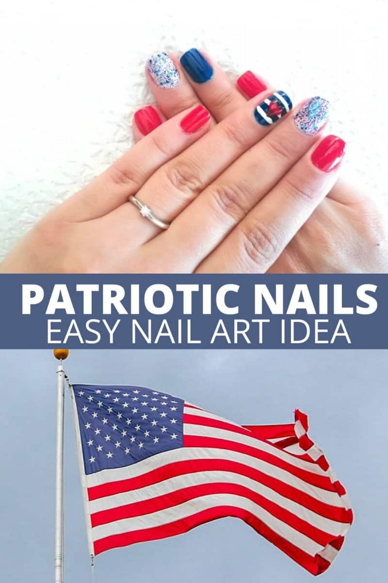 Patriotic Nail Designs for Memorial Day or July 4