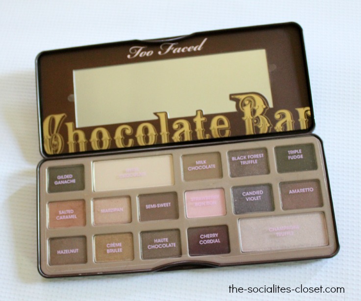 Too Faced Chocolate Bar Review