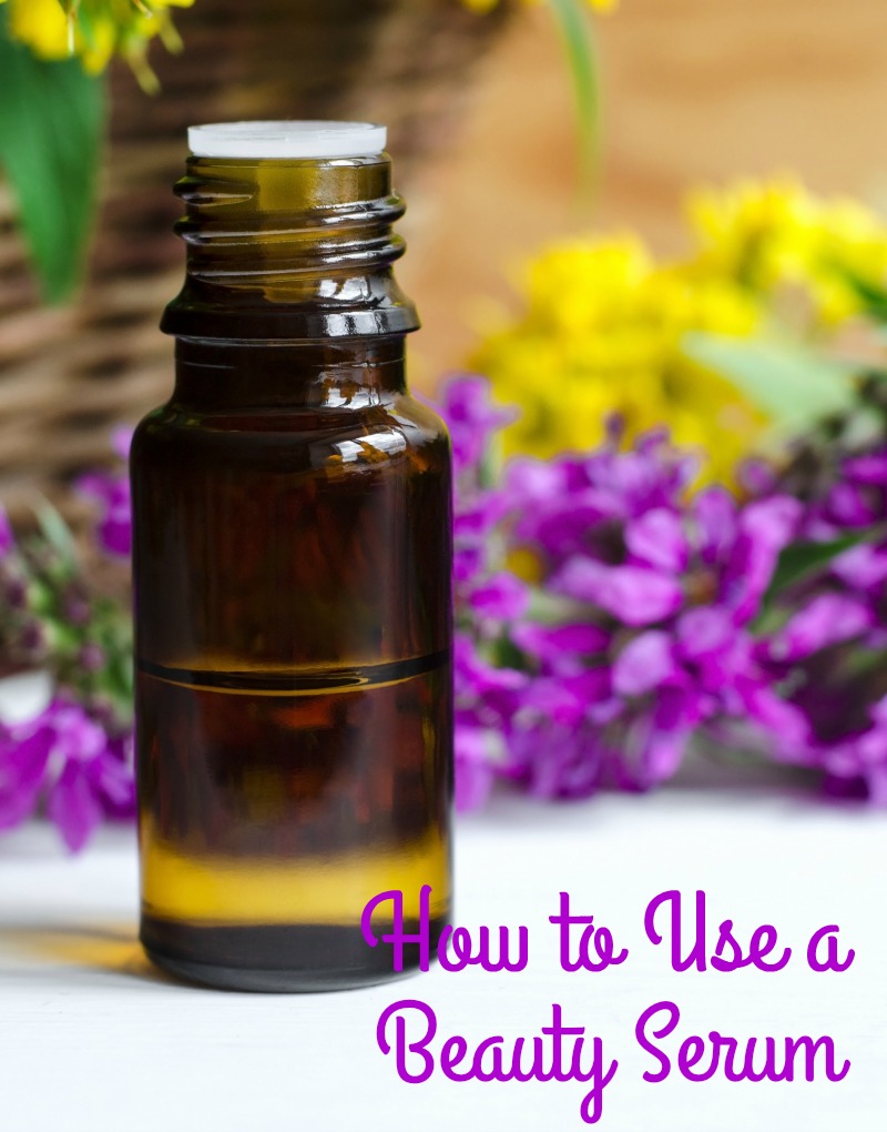 How to use a beauty serum