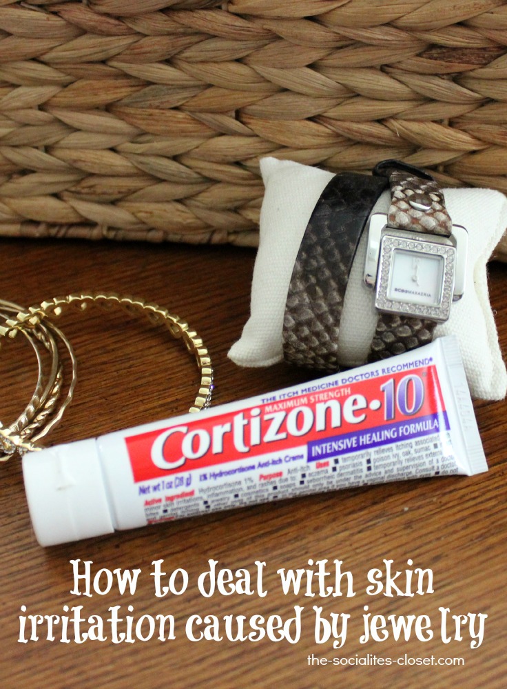 Tips for dealing with skin irritation caused by jewelry #Cortizone10 #MC