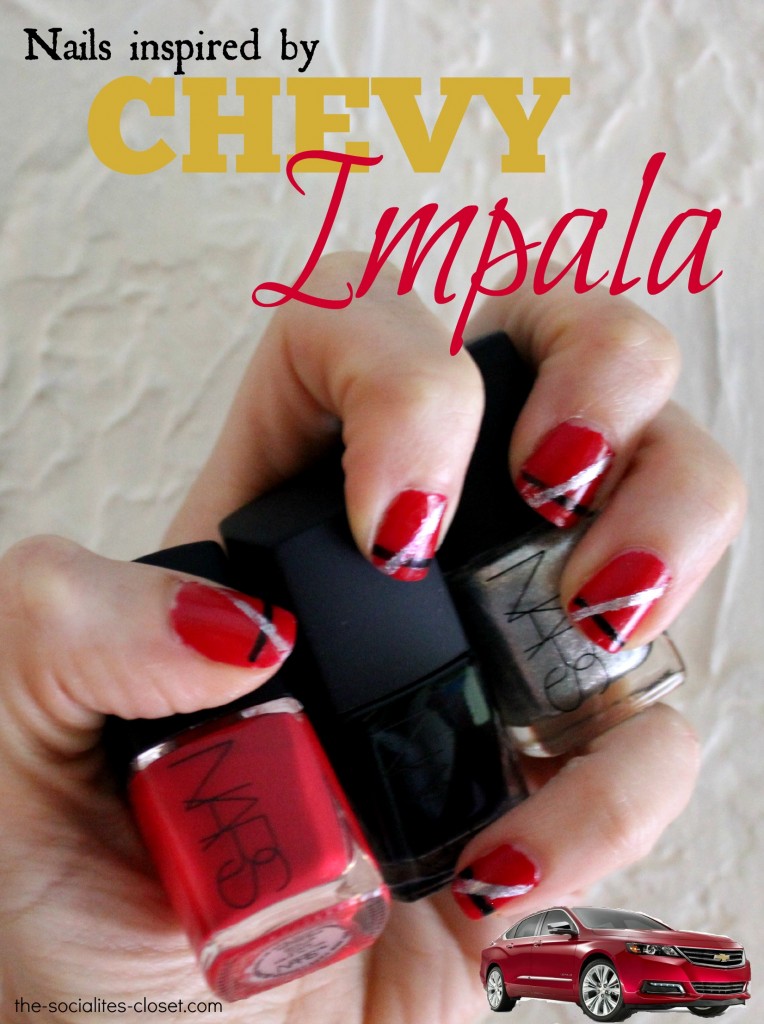 Nails inspired by the Chevy Impala