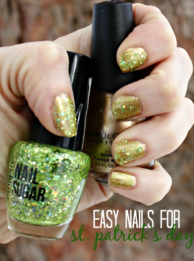 Easy St. Patrick's Day Nails #StyleHOP