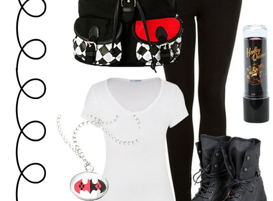 Harley Quinn Back To School Fashions for Juniors