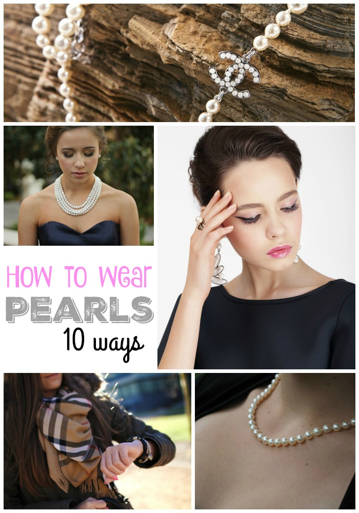 10 different ways to wear pearls