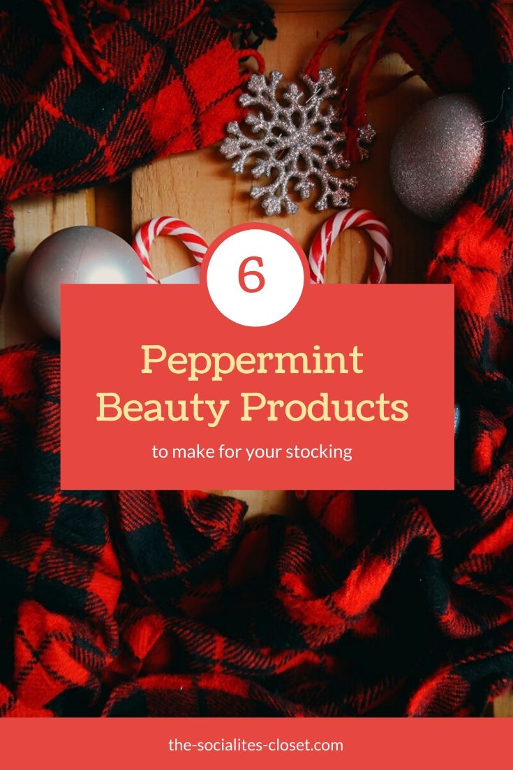 Peppermint Beauty Product Stocking Stuffers to Make #DIYBeauty #Peppermint #BeautyRecipes #ChristmasGifts