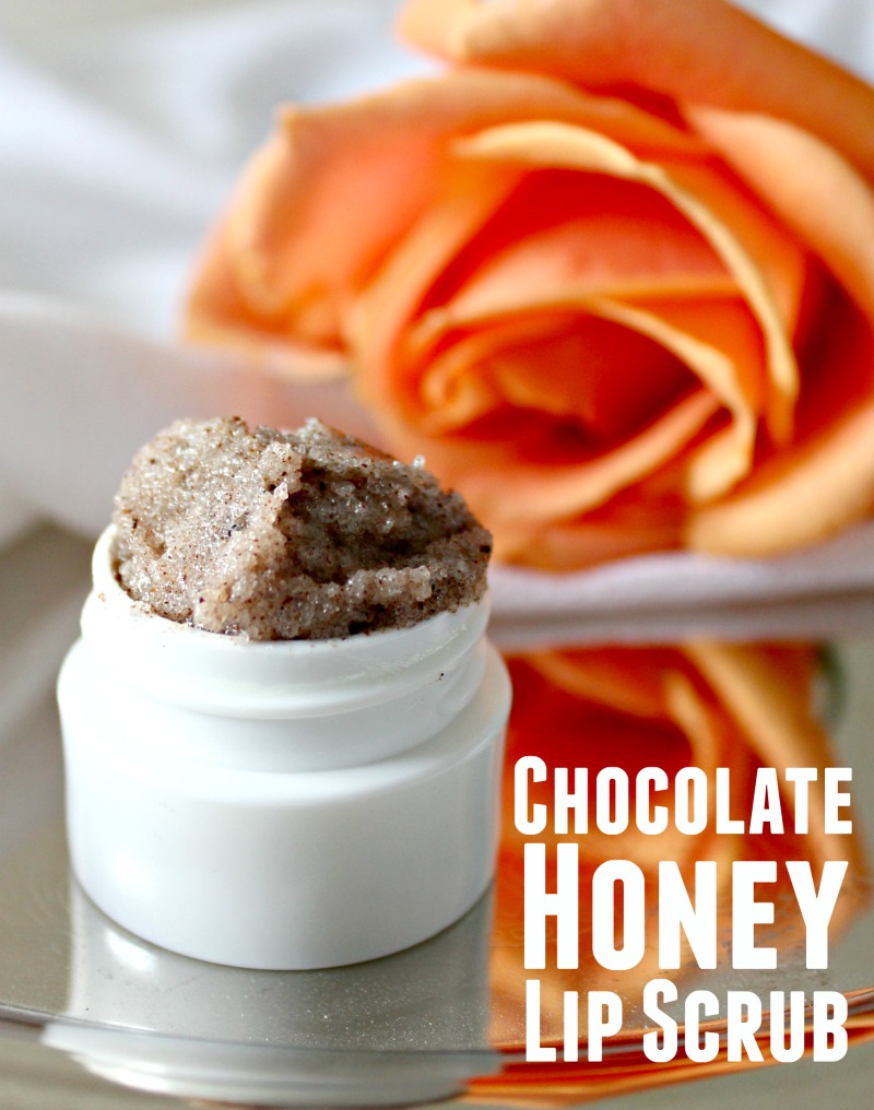 How to make chocolate honey lip scrub