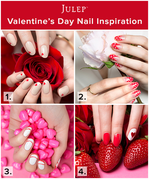 How to do 4 Easy Valentine Nail Designs