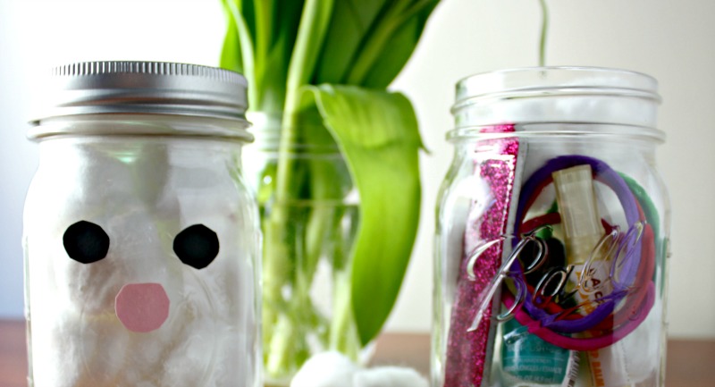 How to Make an Easy Easter Bunny Mason Jar Gift