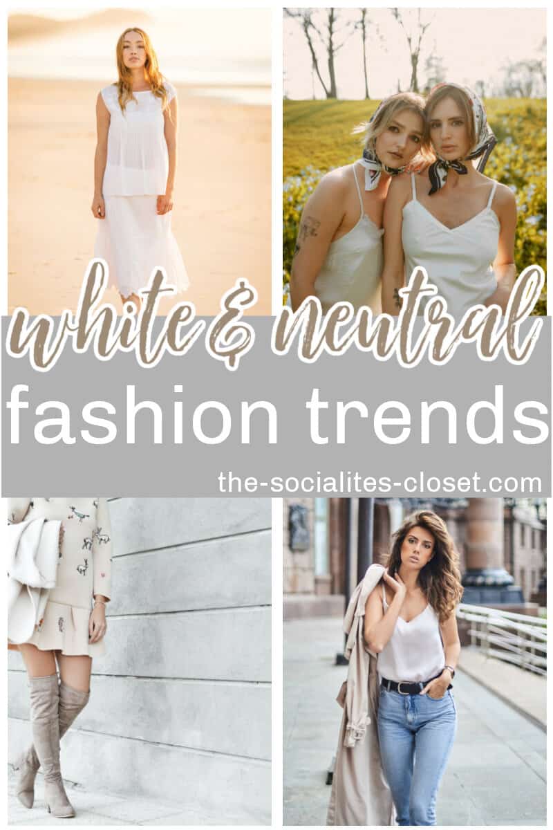 The neutral and white fashion trends I've been seeing this year are just gorgeous. I'm already looking forward to incorporating a few of them into my wardrobe this year. 