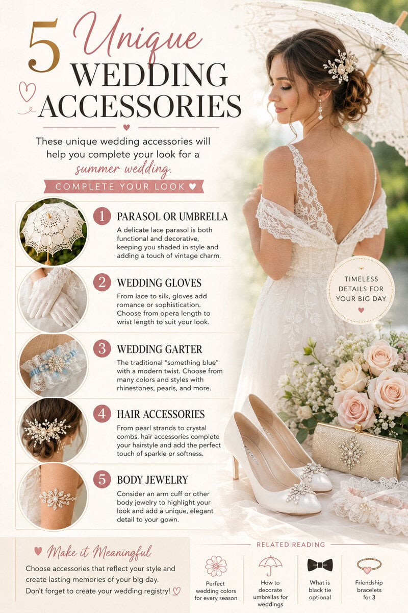 5 Unique Wedding Accessories Every Bride Will Love