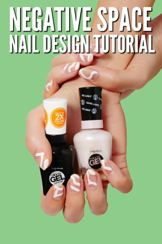 Negative Space Nail Design Tutorial With Photos