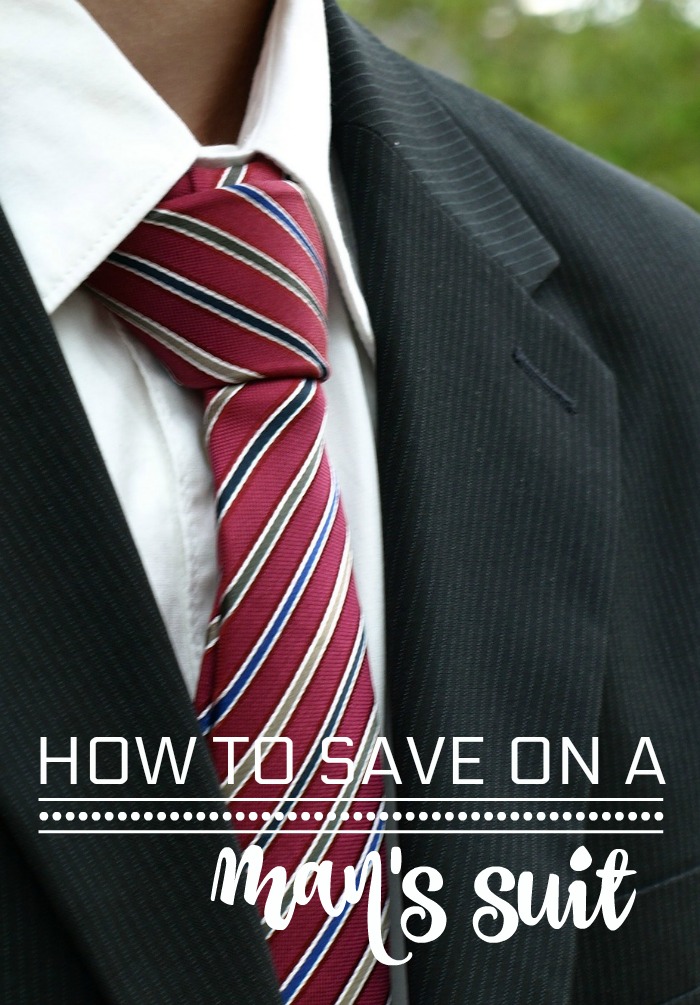 How to Save Money on a Men's Suit