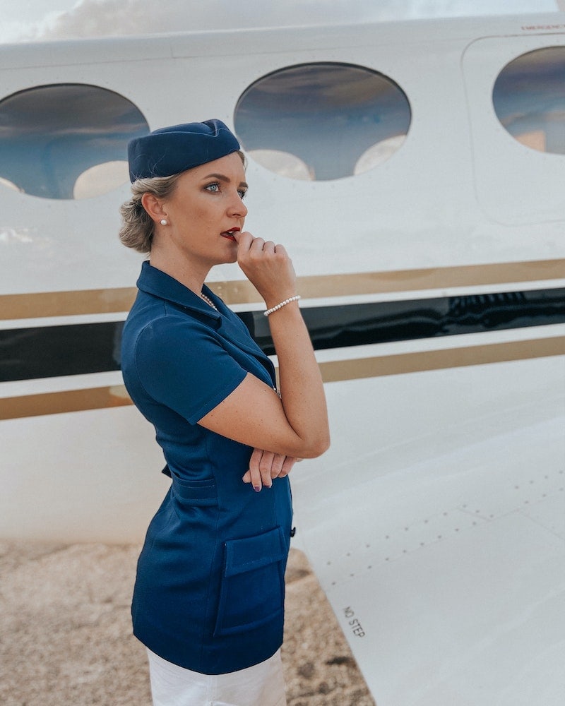 DIY stewardess costume