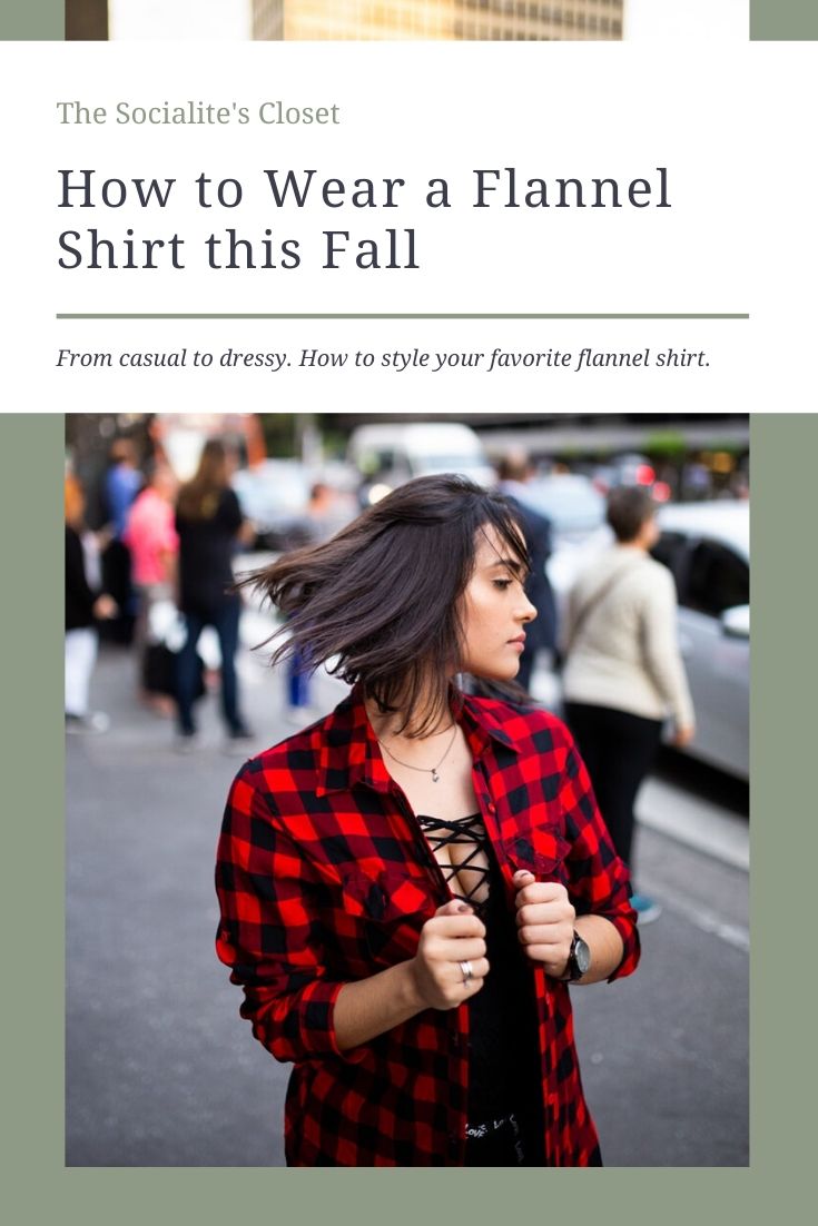 How to Wear a Flannel Shirt With Style This Fall #flannel #Fashiontips #fallfashion