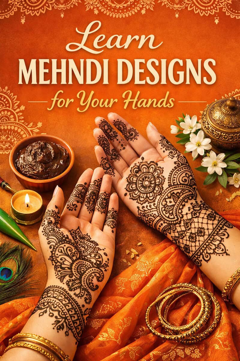 Learn Mehndi Designs for Your Hands