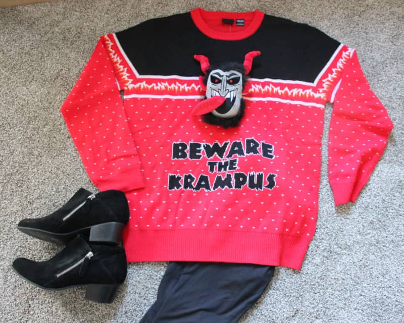 Krampus Christmas sweater