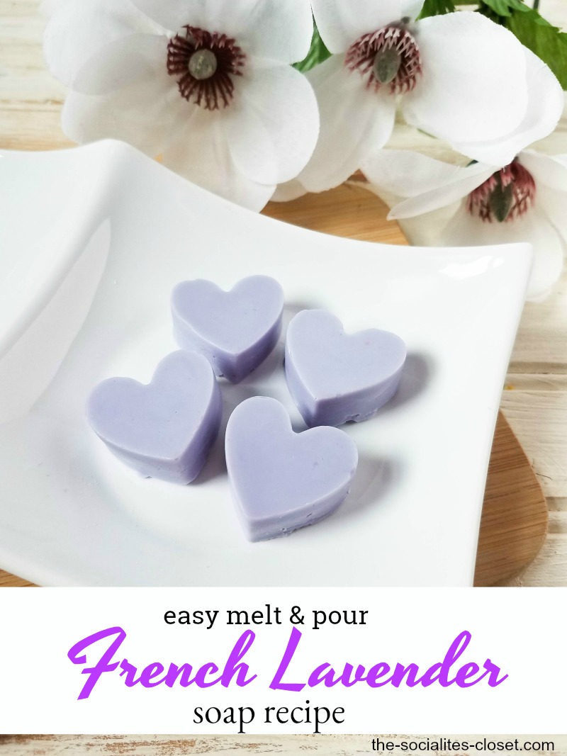 French Lavender Soap DIY with Essential Oils