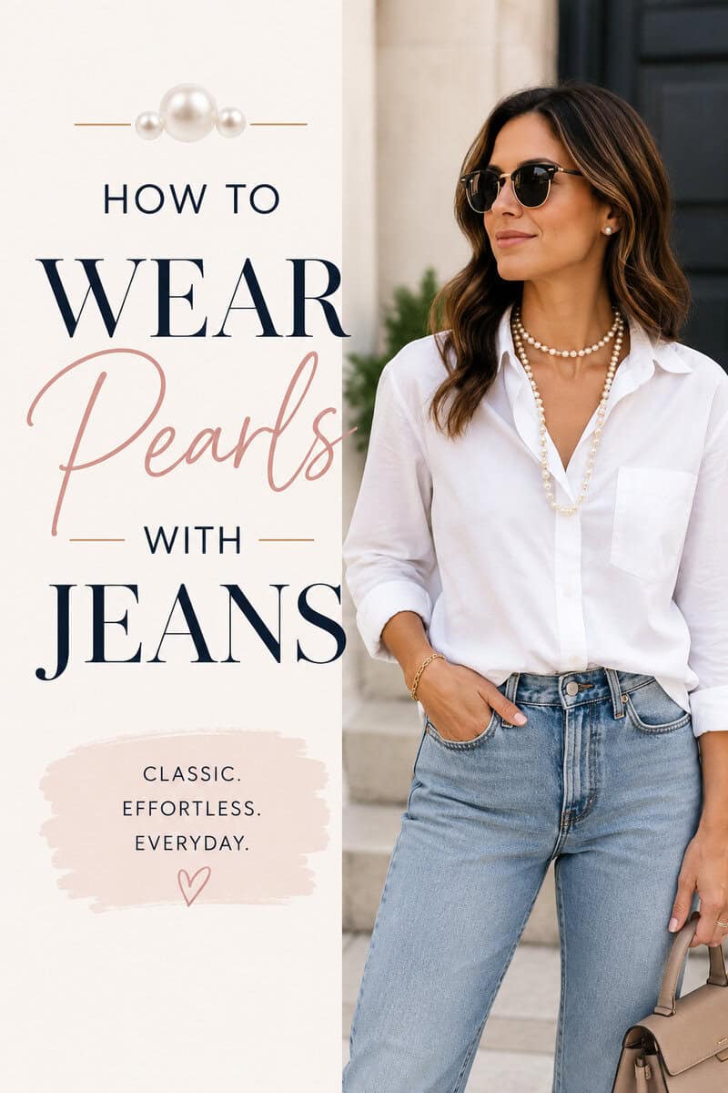 How to Wear Pearls with Jeans for a Casual Look