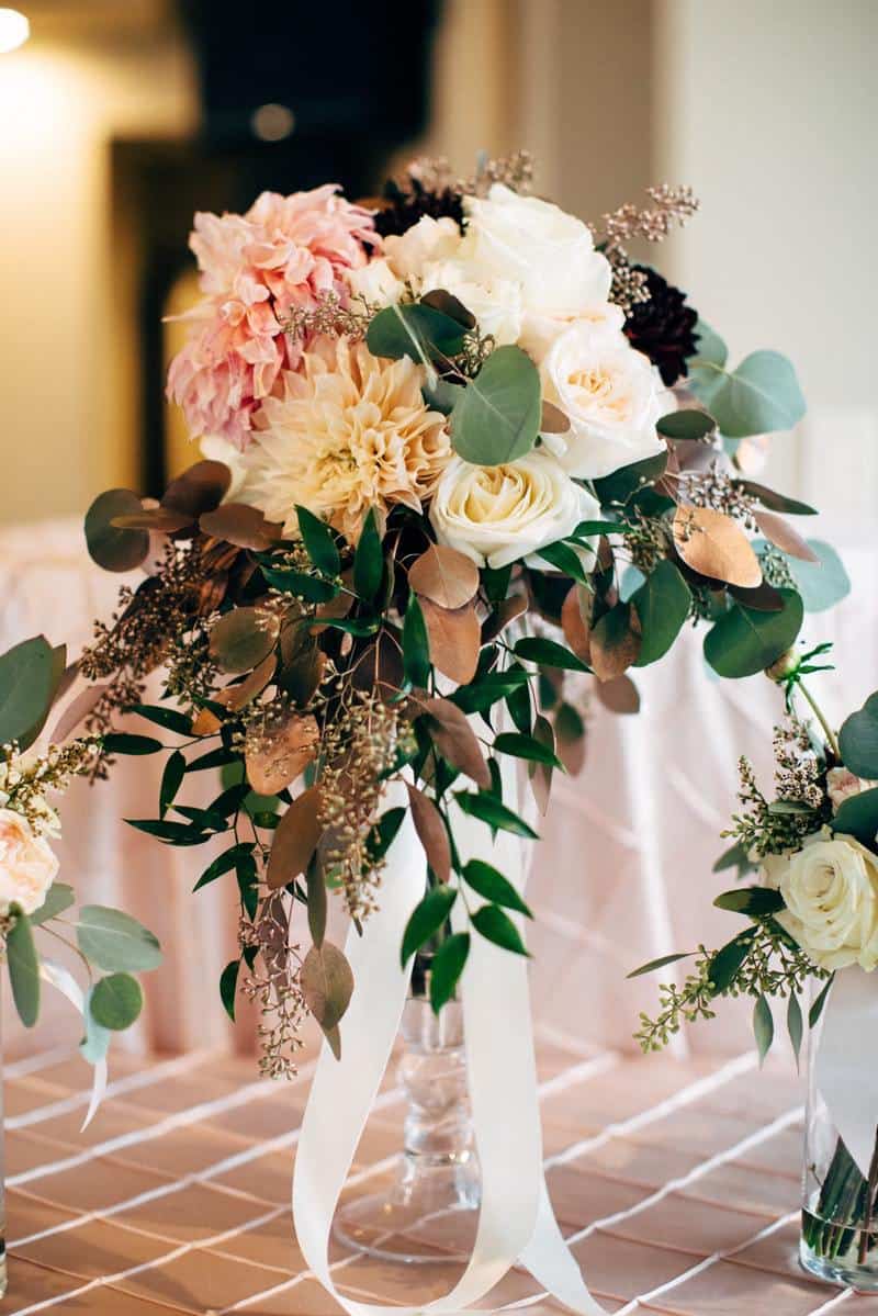 a bouquet of wedding flowers