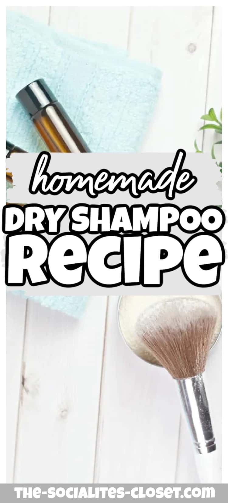 You won't believe how easy it is to make this homemade dry shampoo for any hair color. There are days that I don't really need to wash my hair. But, I do want to freshen it up a bit and add fullness and texture. That's where this DIY dry shampoo comes in handy.