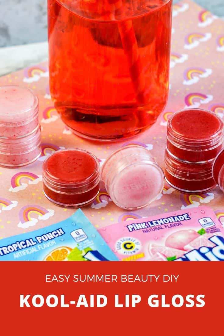 Easy DIY Lip Gloss Recipe with Koolaid and Coconut Oil