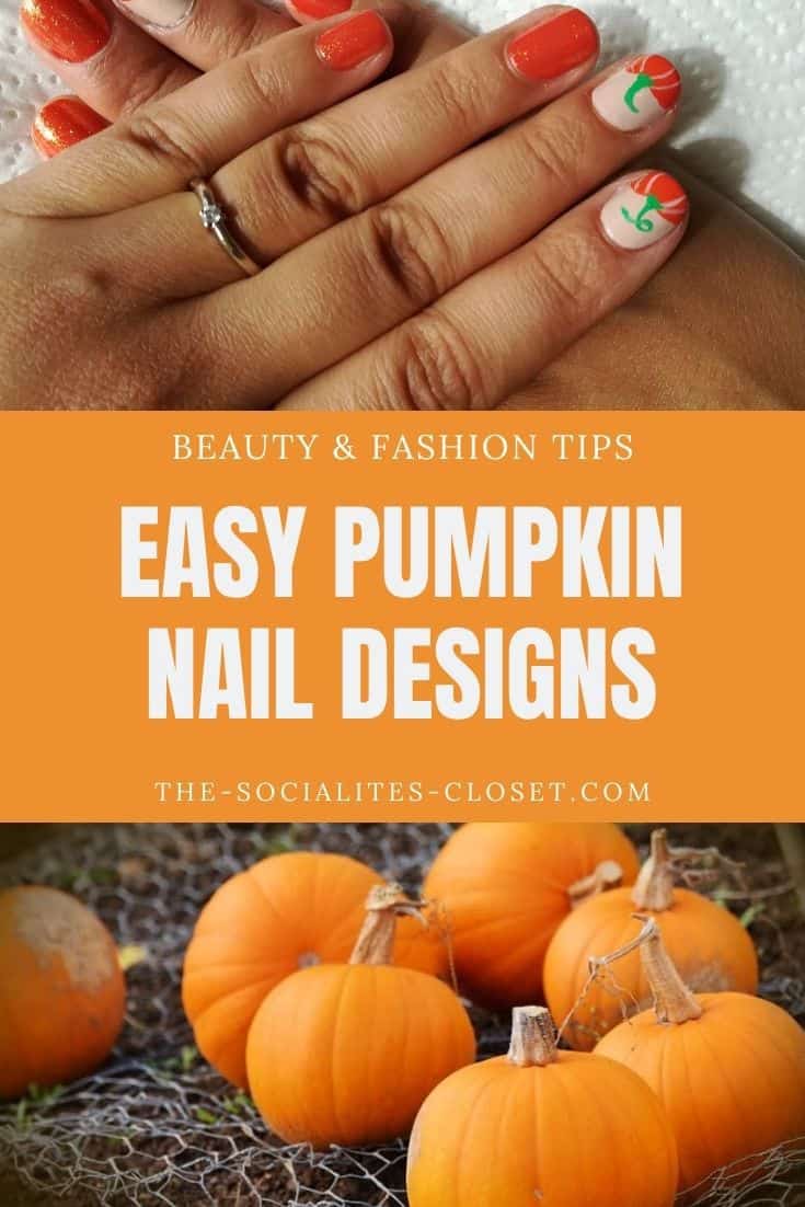 These pumpkin nail designs are easy enough for a beginner to do. Check out this easy Halloween pumpkin nails tutorial to get started.