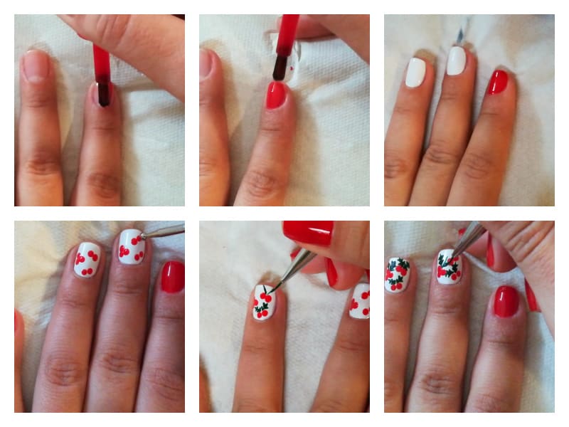 step by step process to do this nail design