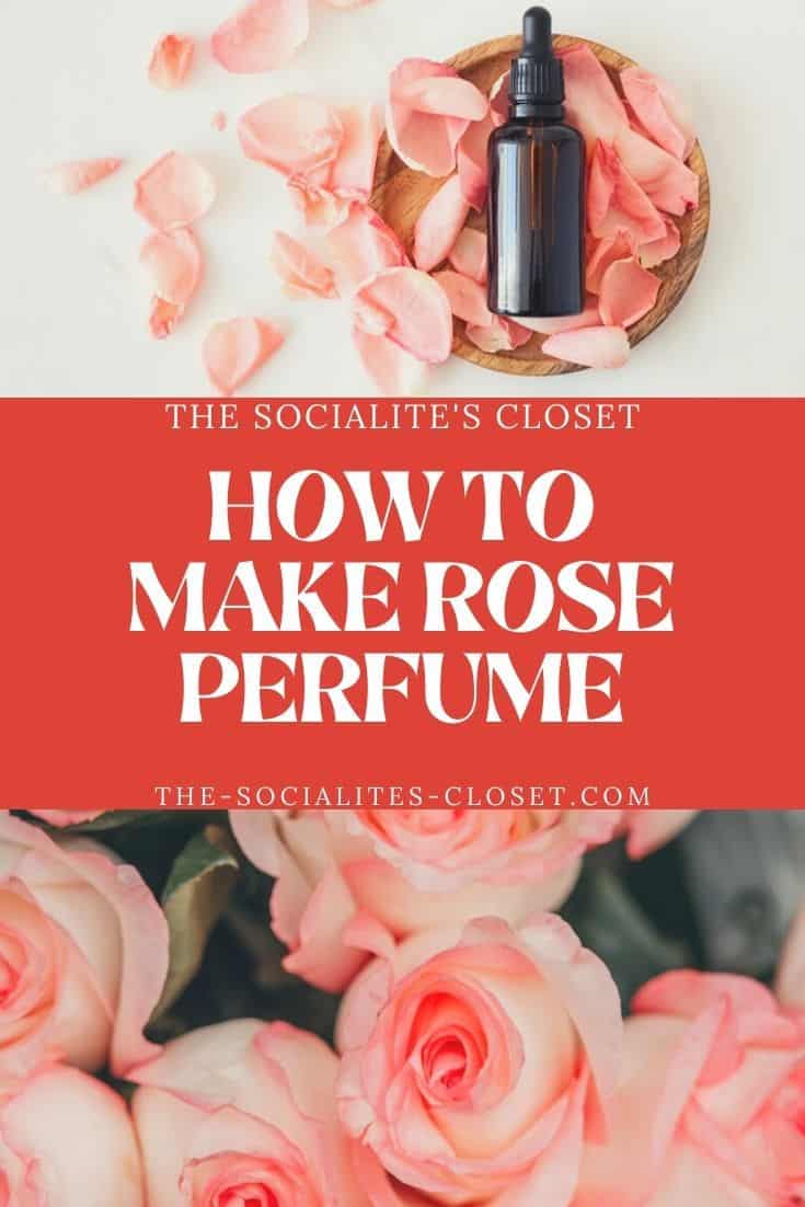 Are you wondering how to make rose perfume? Learn how to make rose perfume without alcohol in this simple homemade perfume tutorial.
