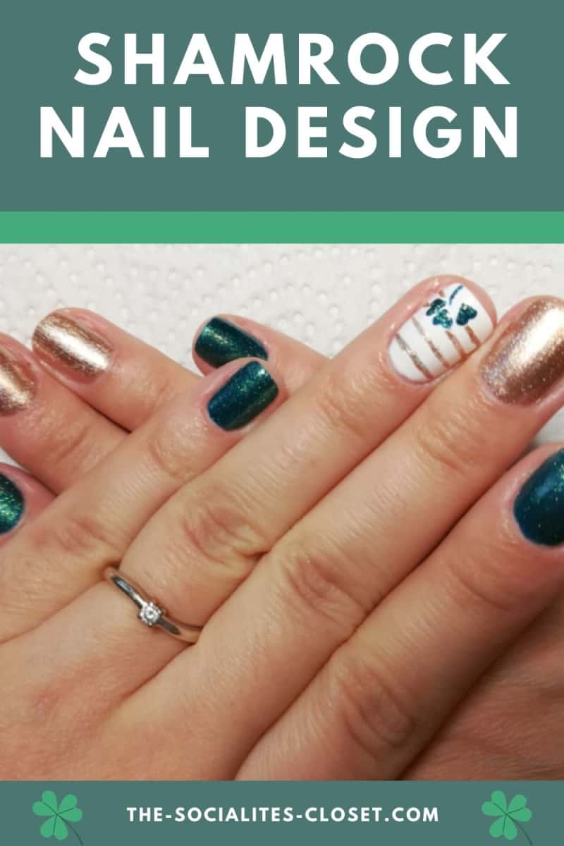 Are you looking for shamrock nail designs? Check out this easy shamrock nail art and make your nails festive for St. Patrick's Day this year.