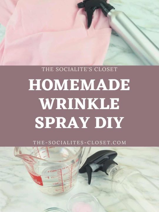 Homemade Wrinkle Release Spray - Sisters Shopping Farm and Home