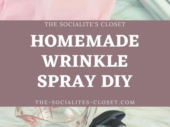 Homemade Wrinkle Release Spray