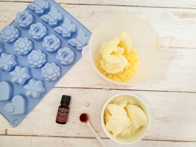 ingredients to make homemade beauty products