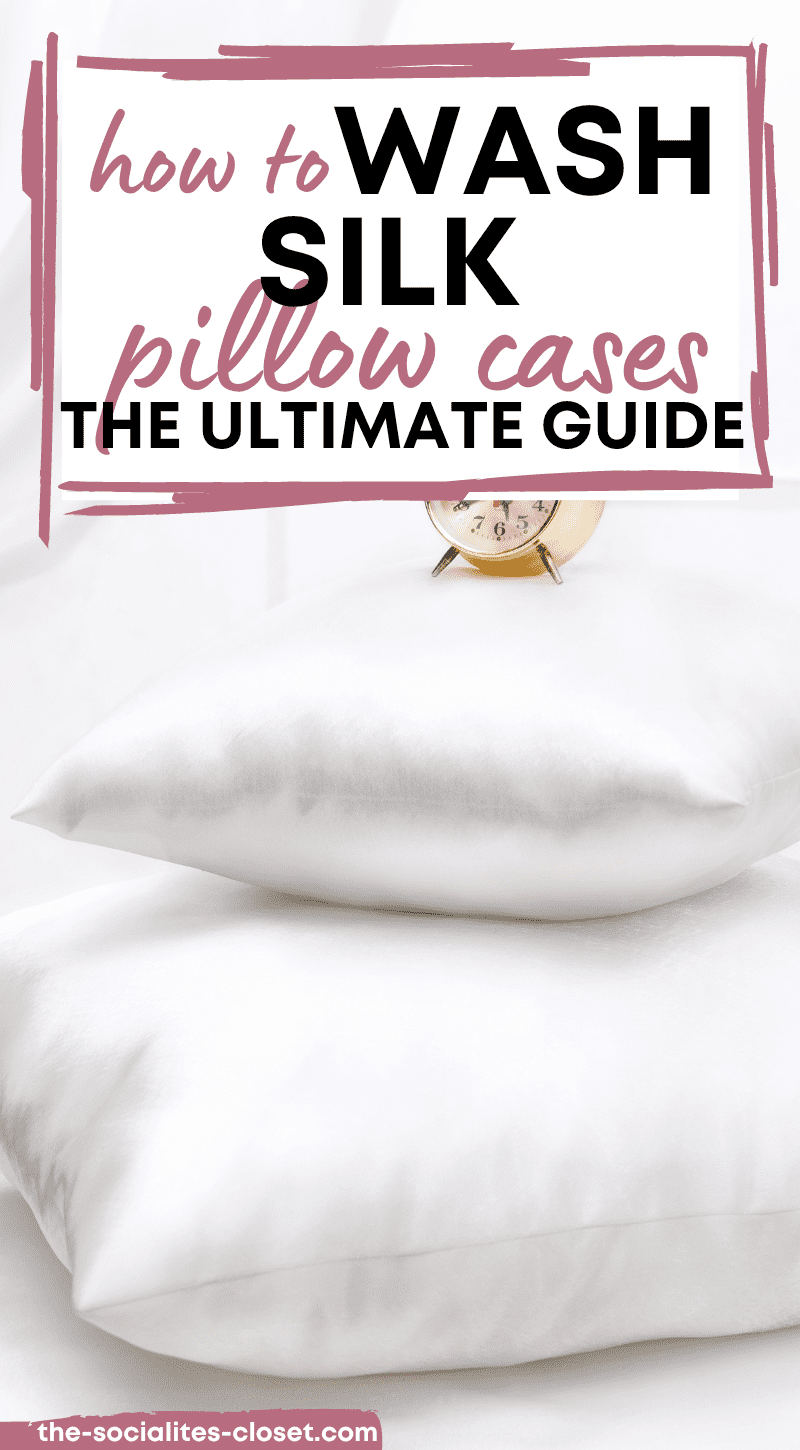 Wondering how to wash silk pillow cases? Learn how to wash silk pillowcases and sheets to keep them in the best condition.
