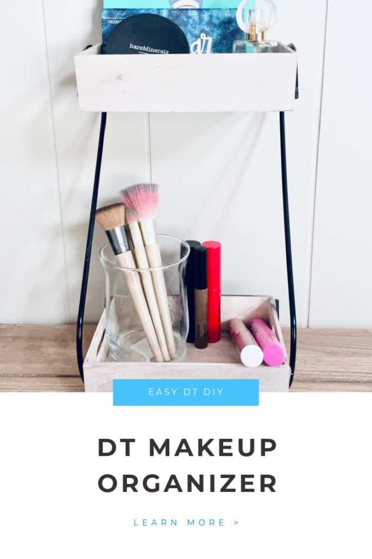 DIY Dollar Tree Makeup Organizer