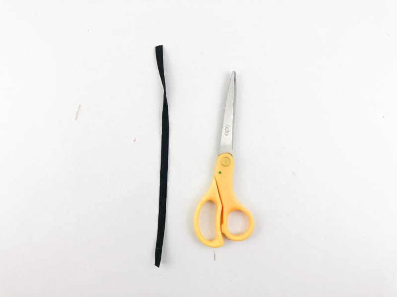 scissors and elastic
