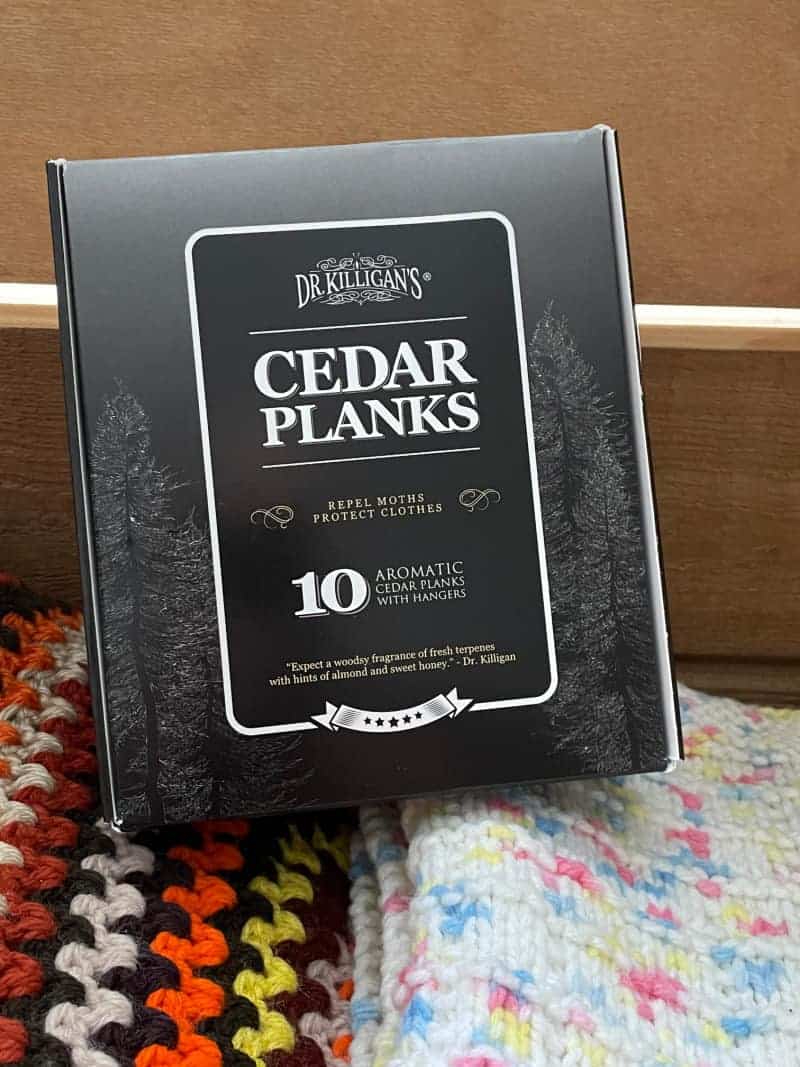a box of cedar planks