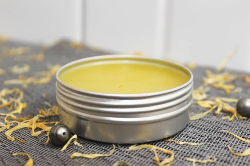This homemade Calendula Salve for Eczema is a wonderful salve for the relief of itching. Make this easy herbal salve for eczema and sensitive skin.