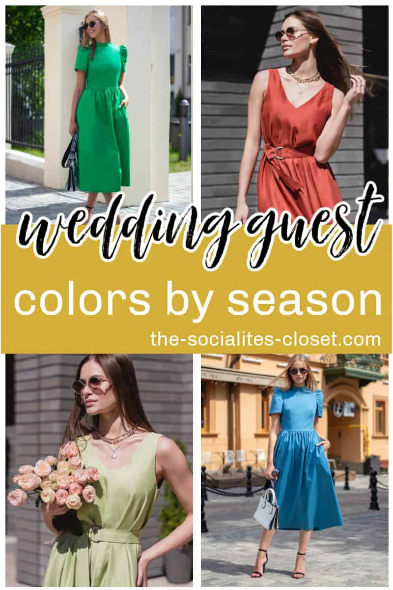 What are acceptable colors to wear to a wedding? Find out more about what to wear to a wedding for wedding guests.