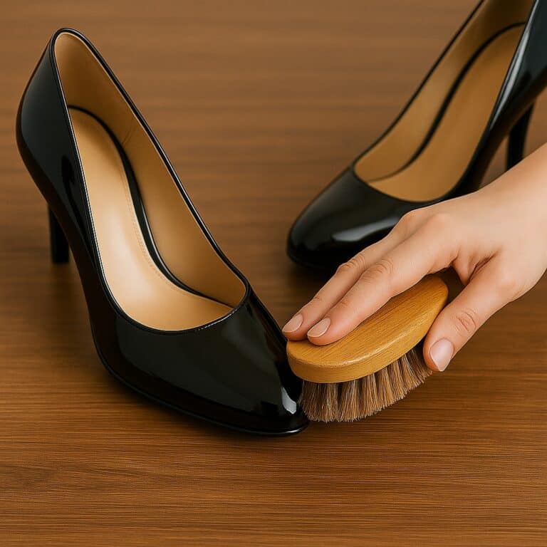 How to shine patent leather shoes