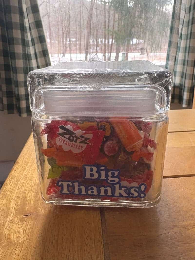 sweet trolley candy jars